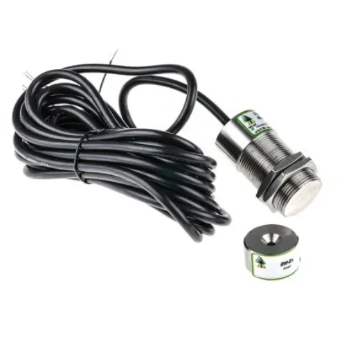 IDEM RM-Ex Series Magnetic Non-Contact Safety Switch, 250V ac/dc, 316 Stainless Steel Housing, 2NC, 5m Cable - 905101 product image