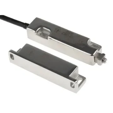 IDEM CM3-Ex Series Magnetic Non-Contact Safety Switch, 250V ac/dc, 316 Stainless Steel Housing, 2NC, 5m Cable - 903101 product image