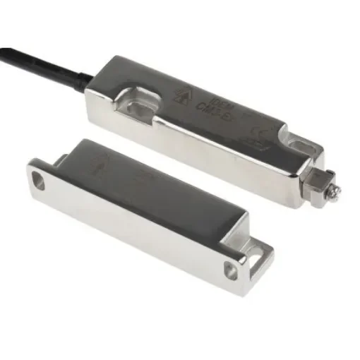 IDEM CM3-Ex Series Magnetic Non-Contact Safety Switch, 250V ac/dc, 316 Stainless Steel Housing, 2NC, 5m Cable - 903101 product image