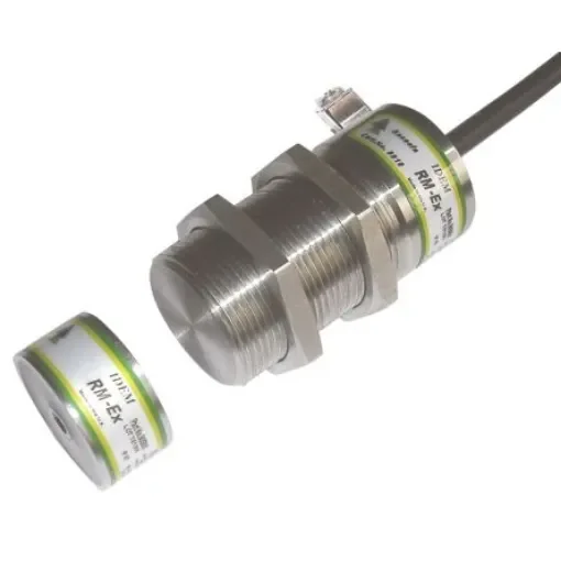 IDEM RM-Ex Series Magnetic Non-Contact Safety Switch, 250V ac/dc, 316 Stainless Steel Housing, 2NC, 10m Cable - 905102 product image