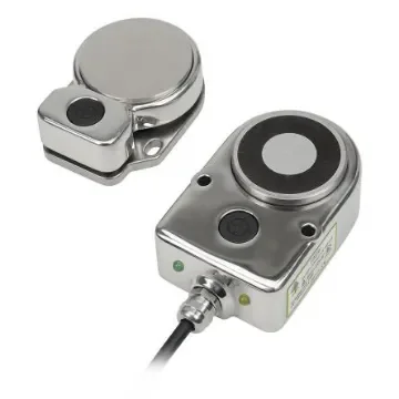 IDEM MGL Series Magnetic, RFID Non-Contact Safety Switch, 24V dc, 316 Stainless Steel Housing, 2NC, M12 - 460006 product image
