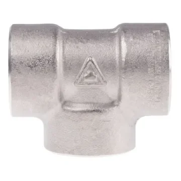 RS PRO Stainless Steel Pipe Fitting, Tee Circular Tee, Female G 3/8in x Female G 3/8in x Female G 3/8in - 8266977 product image