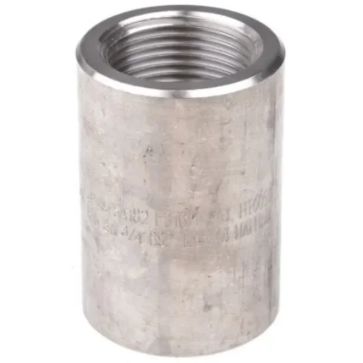 RS PRO Stainless Steel Pipe Fitting, Straight Circular Coupler, Female Rc 3/4in x Female Rc 3/4in - 8267002 product image