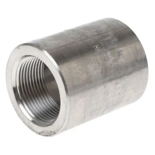 RS PRO Stainless Steel Pipe Fitting, Straight Circular Coupler, Female Rc 1-1/4in x Female Rc 1-1/4in - 8267015 product image