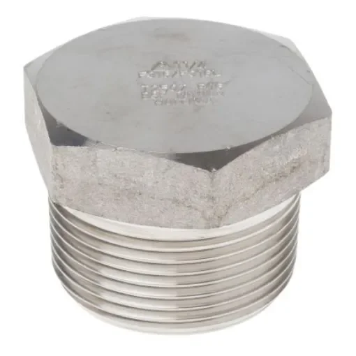 RS PRO Stainless Steel Pipe Fitting, Straight Hexagon Hexagon Plug, Male R 1-1/4in - 8267034 product image