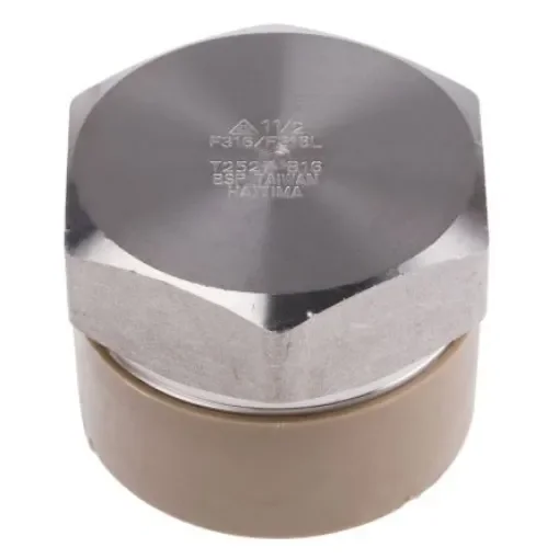 RS PRO Stainless Steel Pipe Fitting, Straight Hexagon Hexagon Plug, Male R 1-1/2in - 8267043 product image