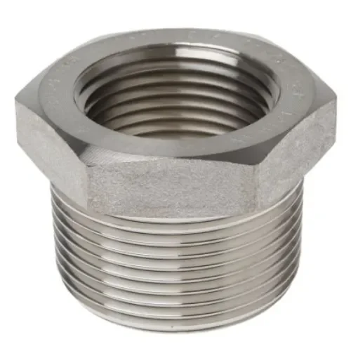 RS PRO Stainless Steel Pipe Fitting, Straight Hexagon Bush, Male R 1-1/4in x Female Rc 1in - 8267093 product image