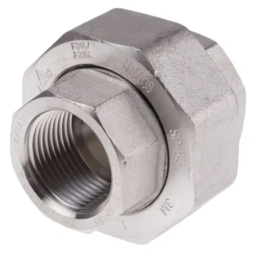 RS PRO Stainless Steel Pipe Fitting, Straight Octagon Union, Female Rc 1in x Female Rc 1in - 8267119 product image