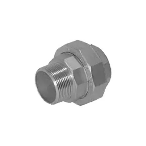 RS PRO Stainless Steel Pipe Fitting, Straight Hexagon Union, Male R 1/4in x Female Rc 1/4in - 8267129 product image