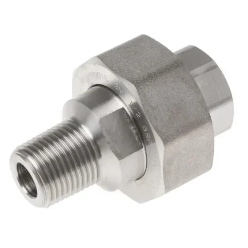 RS PRO Stainless Steel Pipe Fitting, Straight Octagon Union, Male R 1/2in x Female Rc 1/2in - 8267131 product image