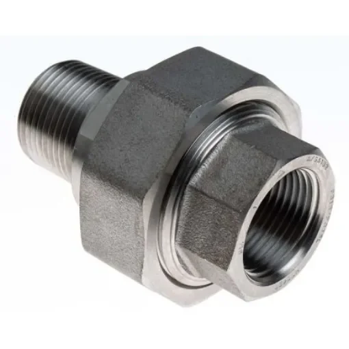 RS PRO Stainless Steel Pipe Fitting, Straight Octagon Union, Male R 1in x Female Rc 1in - 8267144 product image