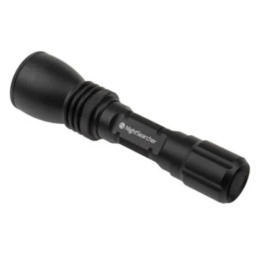 Nightsearcher UV LED Keyring Torch Black - Rechargeable, 153 mm - NSUV365 product image