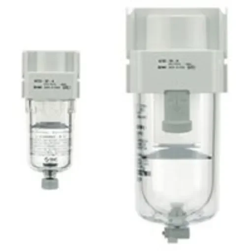 SMC 200 L/min NPT 1/4 Mist Separator, 0.3µm filtration, 0.05MPa to 1 MPa, 1.5 MPa - AFM20-N02-Z-A product image