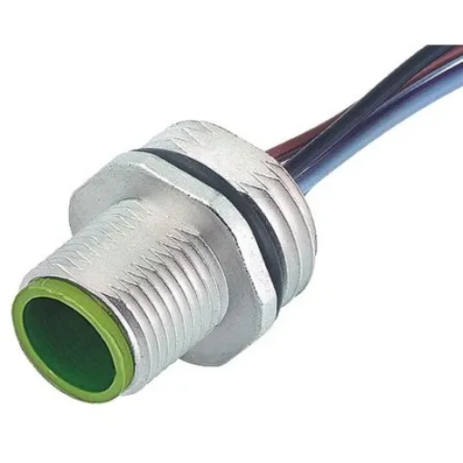 Murrelektronik Circular Connector, 4 Contacts, Bulkhead Mount, M12 Connector, Plug, Male, IP65, IP67, 7000 Series - 7000-13501-9710050 product image