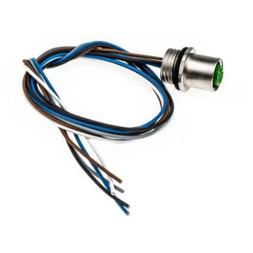 Murrelektronik Circular Connector, 5 Contacts, Bulkhead Mount, M12 Connector, Socket, Male, IP65, IP67, 7000 Series - 7000-13561-9720050 product image