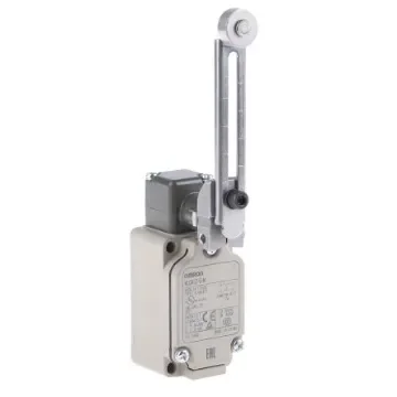 Omron WL Series Adjustable Roller Lever Limit Switch, NO/NC, IP67, DPST, Metal Housing, 250V ac Max, 2A Max - WL-CA12-GN product image