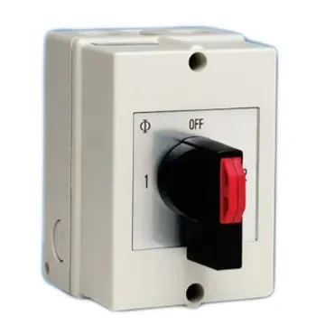Kraus & Naimer 2P Pole Isolator Switch - 63A Maximum Current, 11kW Power Rating, IP66, IP67 - KH63.T902/GBA402.*KL72 product image