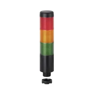 Werma Kompakt 37 Series Red/Green/Yellow Buzzer Signal Tower, 3 Lights, 24 V, Base Mount, Tube - 699.210.75 product image
