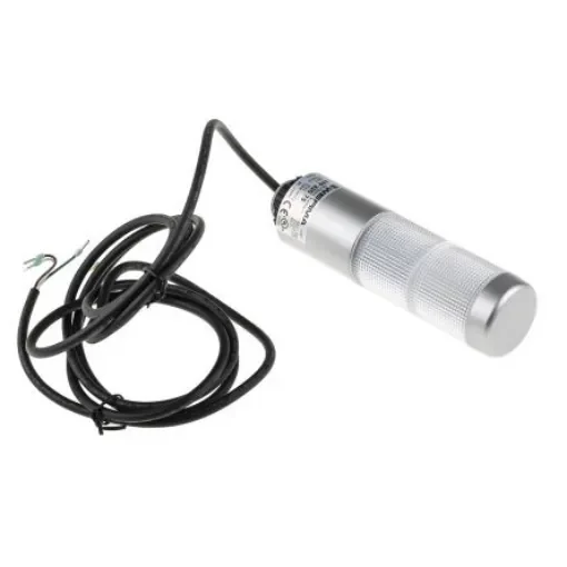 Werma Kompakt 37 Series Clear, Green/Red (LED Colour) Buzzer Signal Tower, 2 Lights, 24 V ac/dc, Base Mount, Tube - 699.320.75 product image