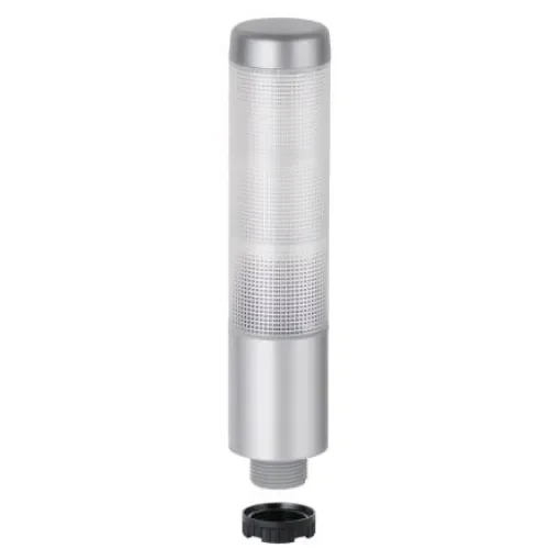 Werma Kompakt 37 Series Clear Buzzer Signal Tower, 3 Lights, 24 V, Base Mount, Tube - 699.310.75 product image