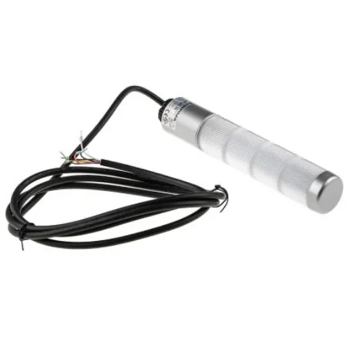 Werma Kompakt 37 Series Blue/Green/Yellow/Red (LED Colour), Clear Buzzer Signal Tower, 4 Lights, 24 V ac/dc, Base - 699.350.75 product image