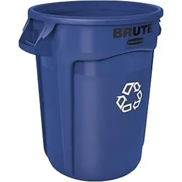 Rubbermaid Commercial Products Brute 75L Blue PE Waste Bin - FG262073BLUE product image