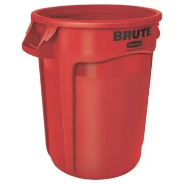 Rubbermaid Commercial Products Brute 121L Red PE Waste Bin - FG263200RED product image