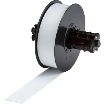 Brady B-7569 Vinyl White Label Roll, 28.6mm Width, 1 Roll Qty - TAPE CART MMK  29 MM WHITE B7569  35M product image