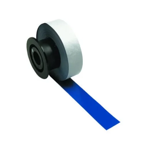 Brady B-7569 Vinyl Blue Label Roll, 28.6mm Width, 1 Roll Qty - TAPE CART MMK 29 MM BLUE B7569 35M product image