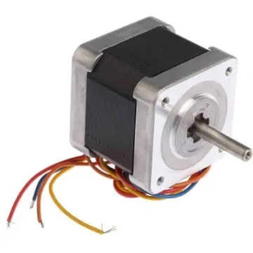 Sanyo Denki Hybrid, Single Shaft Stepper Motor, 0.39Nm Torque, 24 V, 1.8°, 42 x 42mm Frame, 5mm Shaft - 103H5208-5240 product image