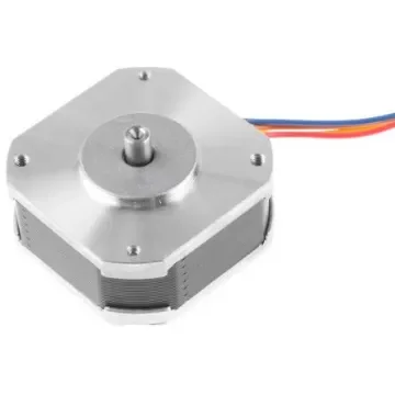 Sanyo Denki SS24 Series Hybrid, Single Shaft Stepper Motor, 18.6mNm Torque, 24 V, 1.8°, 42 x 42mm Frame, 5mm Shaft - SS2422-5041 product image