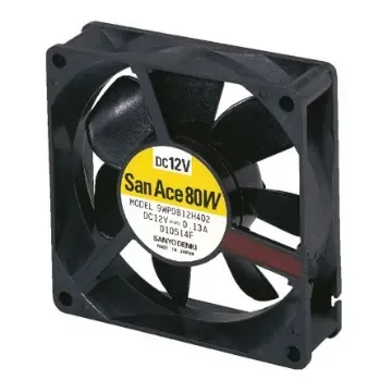 Sanyo Denki San Ace 9WP Series Axial Fan, 12 V dc, DC Operation, 74.5m³/h, 1.68W, 140mA Max, IP68, 92 x 92 x 25mm - 9WP0912F401 product image