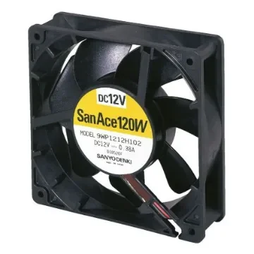 Sanyo Denki San Ace 9WP Series Axial Fan, 24 V dc, DC Operation, 168.3m³/h, 5.28W, 220mA Max, IP68, 119 x 119 x 38mm - 9WP1224H1011 product image