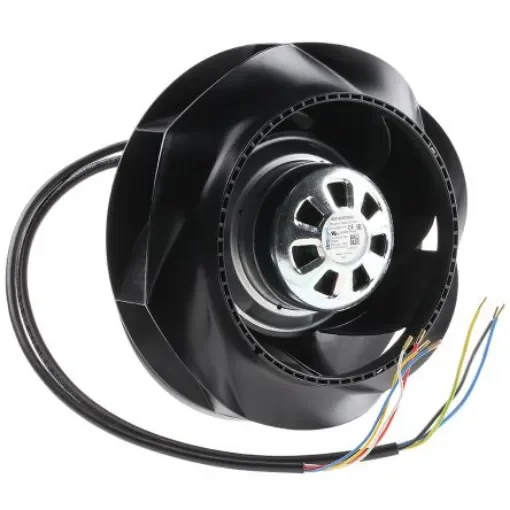 ebm-papst RadiCal Series Centrifugal Fan, 230 V ac, 735m³/h, AC Operation, 190 (Dia.) x 71.4mm - R3G190-RC05-03 product image