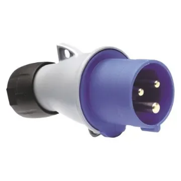 Amphenol Industrial, Easy & Safe IP44 Blue Cable Mount 2P + E Industrial Power Plug, Rated At 63A, 230 V - 2CMA166742R1000  263P6 product image