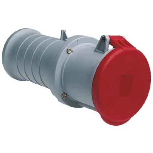 Amphenol Industrial, Easy & Safe IP44 Red Cable Mount 3P + E Industrial Power Socket, Rated At 63A, 415 V - 2CMA166850R1000  363C6 product image