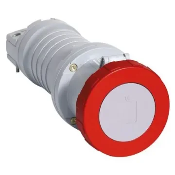 Amphenol Industrial, Tough & Safe IP67 Red Cable Mount 3P + N + E Industrial Power Socket, Rated At 125A, 415 V - 2CMA166936R1000  4125C6W product image