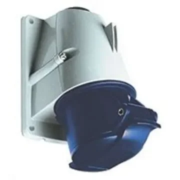 Amphenol Industrial, Easy & Safe IP44 Blue Panel Mount 2P + E Right Angle Industrial Power Socket, Rated At 63A, 230 V - 2CMA167476R1000  263RS6 product image