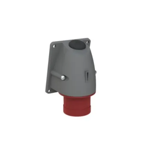 Amphenol Industrial, Easy & Safe IP44 Red Panel Mount 3P + E Right Angle Industrial Power Plug, Rated At 16A, 415 V - 2CMA193298R1000  316BS6 product image