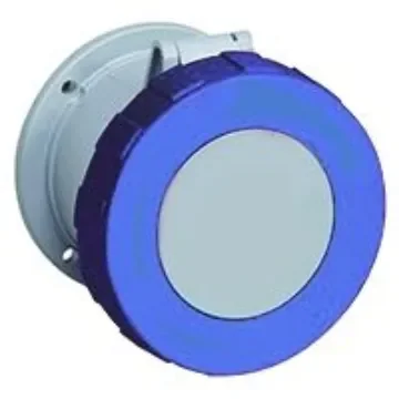 Amphenol Industrial, Tough & Safe IP67 Blue Panel Mount 2P + E Industrial Power Socket, Rated At 63A, 230 V - 2CMA167374R1000  263RU6W product image