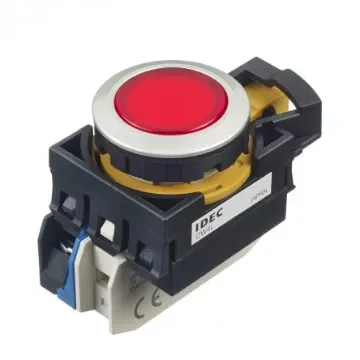 Idec IDEC CW Series Illuminated Push Button, Panel Mount, 22mm Cutout, IP65 - CW4L-M1E10Q4R product image