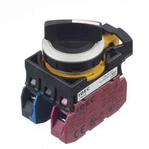 Idec Selector Switch - (1NO/1NC) 22mm Cutout Diameter 2 Positions - CW4S-2E11 product image