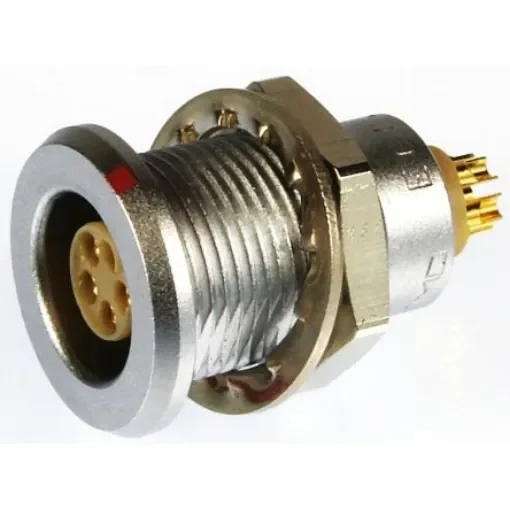 LEMO Circular Connector, 5 Contacts, Panel Mount, Socket, Female, IP68, 0T Series - EGG.0T.305.CLL product image