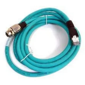 Turck, 3m Cat5e, Teal M12 to Female RJ45 Male Shielded, Terminated TPE Sheath - RSS RJ45S 841-3M product image