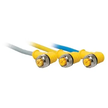 Turck Female 4 way M12 to Male M12 Sensor Actuator Cable, 3.3m - WK4.4T-3.3-WS 4.4T/S90 product image