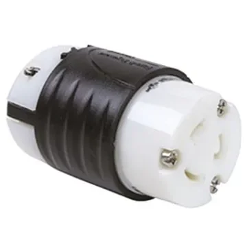 PASS & SEYMOUR USA Mains Sockets, 20A Black, White, Cable Mount Nylon Screw, 250 V - L620C product image