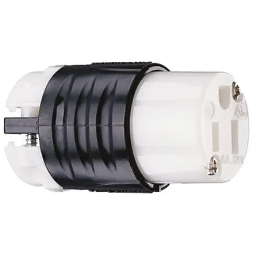 PASS & SEYMOUR USA Mains Sockets, 15A Black, Grey, Cable Mount Nylon Screw, 125 V - PS5269-X product image