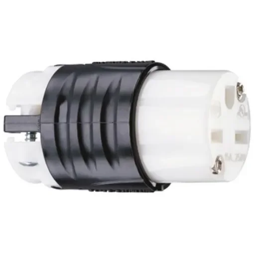 PASS & SEYMOUR USA Mains Sockets, 15A Black, White, Cable Mount Nylon Screw, 250 V - PS5669-X product image