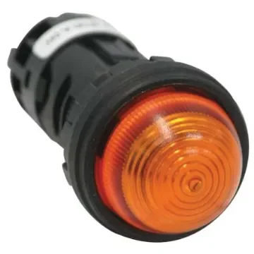 Idec Orange Panel Mount Indicator, 24.1 x 22.3mm Mounting Hole Size, Screw Terminal Termination - HW1P-2FQD-A-24V product image