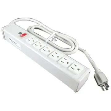 Wiremold 1.8m 6 Socket NEMA 5-15R Extension Lead, 120 V - 8361586 product image